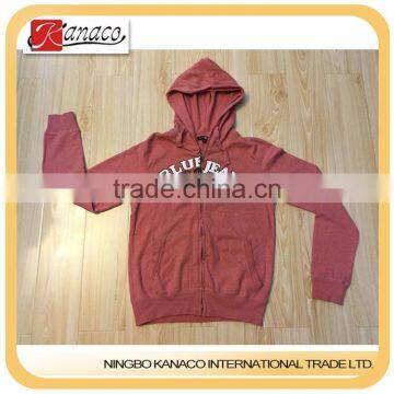 Lady fashion zip top with a hat