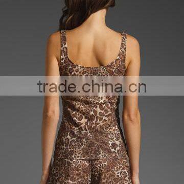 Leopard Lace Skinny Tank photo-3