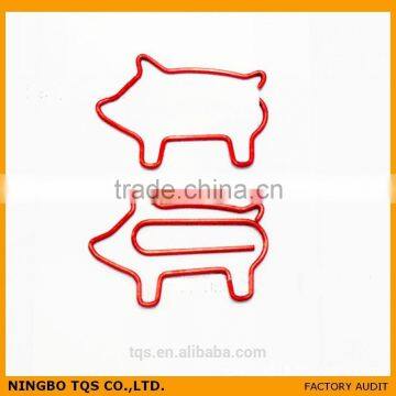 Cute Pig Shaped Paper Clips