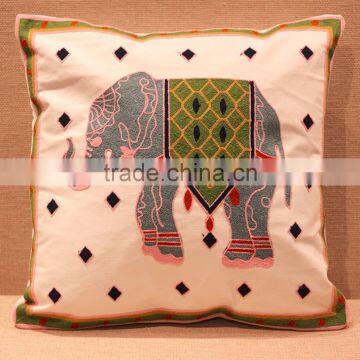 2016 New Cotton Wool Embroidery Special Canvas Home Furnishing Square Pillow Cover Hot Sales photo-5
