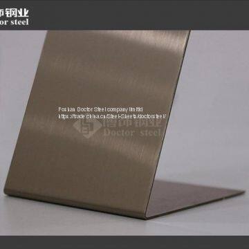 Guangdong Wholesale Color Stainless Steel Sheet,champagne HL Stainless Steel Plate photo-4