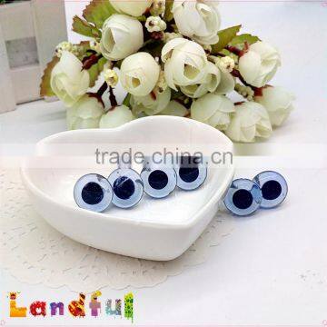 15mm Clear Blue Needle Felted Animal Toy Wire Back Felting Glass Doll Eyes photo-5