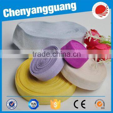 1 inch custom trimming fold over webbing elastic