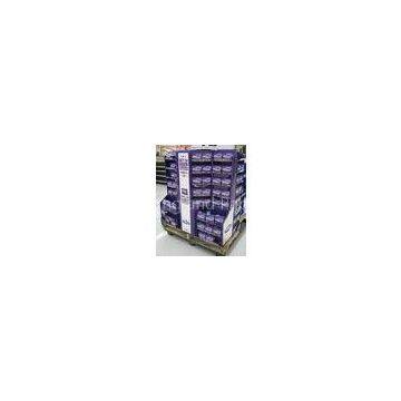 Tiered Ivory Board Cardboard Display Stands For Retail Products