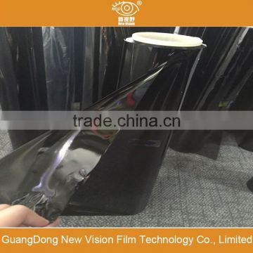 50 cm x 30m film with 1 ply in heat rejection charcoal black with different VLT available