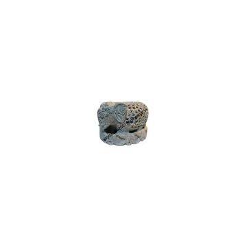 garden granite animals with bush hammered surface used for garden decoration