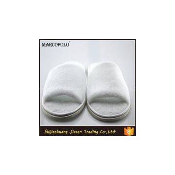 White Hotel Guest Slippers With Open Toe