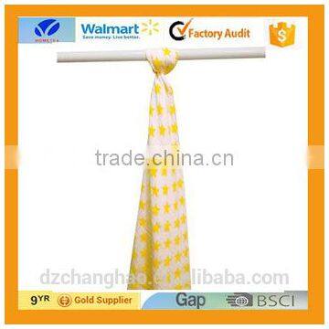 Organic Cotton Gots Swaddle Blankets/Newborn Cotton Baby Muslin Blanket photo-5