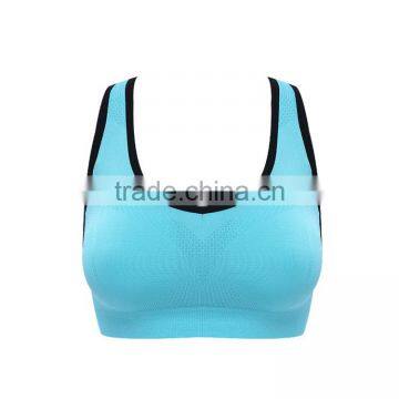 China supplier quality seamless breathable women sexy lingerie sports bra