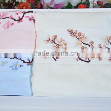 gift embroidery towel set packing custom-made product from china