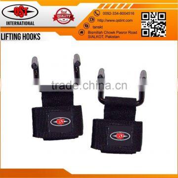 Gym Weight Lifting Hooks Straps Hand Bar Wrist Brace Support Gloves Grip