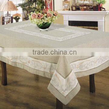 natural color linen table cloth for weddings