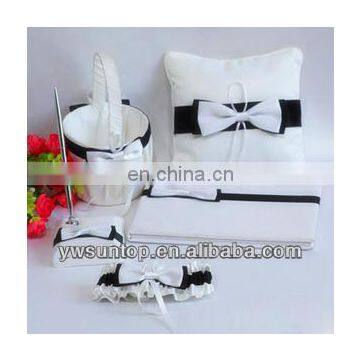 Elegant White Butterfly Knot Wholesale Guest Book Set Wedding Accessories photo-2