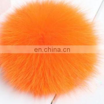 Fashion Top Quality Genuine Fox Fur Ball / Fox Fur Pompoms / Fox Fur Pompons For Bag