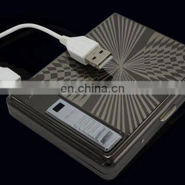 67220 Men Multi-functional USB Charging Lighter Cigarette Case photo-3
