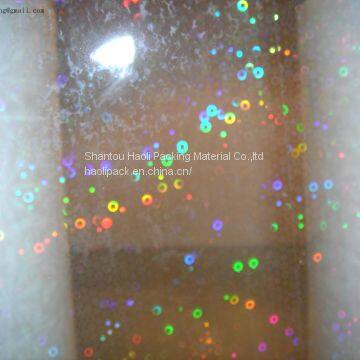 About 400 Pattens Packaging Transparency PET Holographic Film