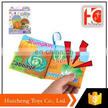 2017 new arrivals learning toys educational baby cloth book for sale