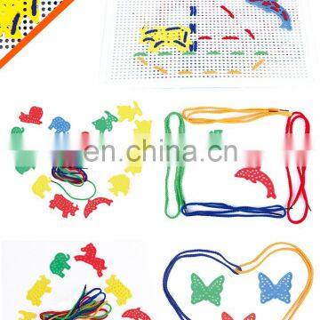 New 2017 Diy 269 Pcs Mushrooms Nails Puzzle Toy Board Funny Blocks for Kids photo-4