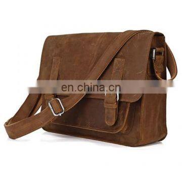 Perfessional Leather Messenger Laptop Bag