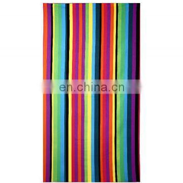 Super comfortable stripe 140*70cm cabana square beach bath cloth towels