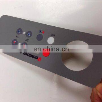 Hot design pvc /pc /pet /pu membrane switch labels