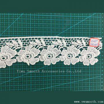 White Embroidery Lace Garment Accessories Water Soluble Cotton Fabric Textile photo-3
