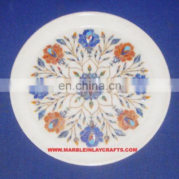 Stone Inlay Marble Plate