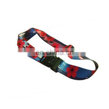 Heavy Duty Custom Personalized Luggage Straps/cross Luggage Belt With Lock