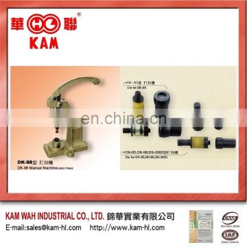 Hand press button grommet manual machine