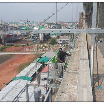Indonesia 2 Meters Aluminium Temporary Gondola for Building Maintenance photo-2