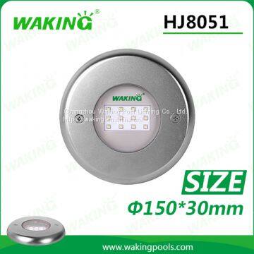 Surface Mounted Flat Stainless Steel LED Swimming Pool Light