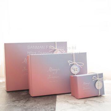 Good sale luxury cheap gift box honey matte packaging  box