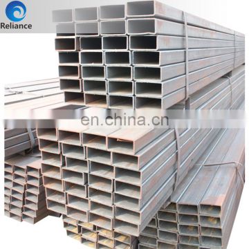 Carbon steel welded black square pipe/tube ms galvanized steel square pipe