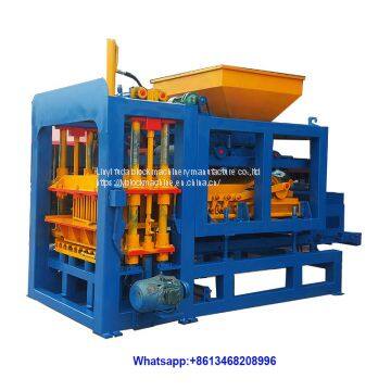 QT6-15 Full automatic concrete hollow brick cement paver brick making machine