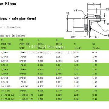 male pipe elbow 5500