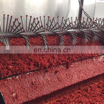 GBJ Industrial processing line vegetable belt dryer machine in food industry