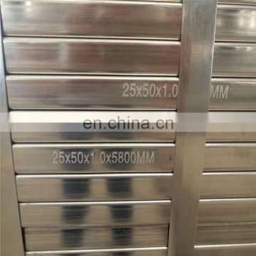 China steel tubes ! Galvanized steel tube / square pipe size 50 x 50 x 2 galvanised square tube