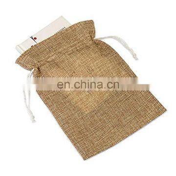 Eco-friendly Burlap Jute Tote Beach Shopping Bag Natural Color (15.5 x 13.75 x 6 Gusset) Jute Gift Bag