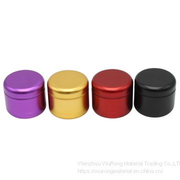 D55MM&H50MM aluminium alloy 4 layer  fillet cornor  smoking grinders  tobacco grinders cigarette accessories