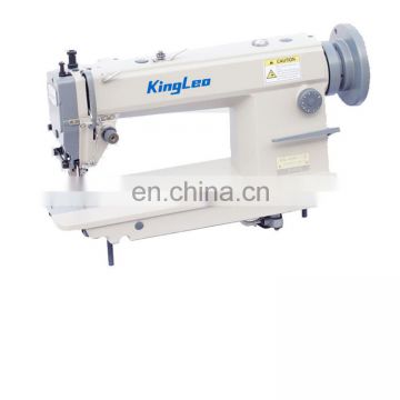 Synchronous feed heavy duty lockstitch sewing machine for shoes