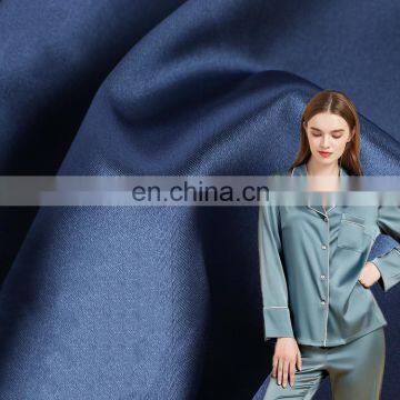 100%Polyester Spandex Polyester Shiny Satin Soft And Smooth Woven Sleepwear Fabric