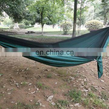 Portable Double Camping Hammock Nylon Hammock Backyard & Park Swing Hanging Hammock