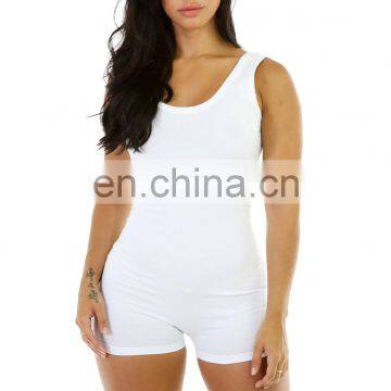 Casual Blank Fluorescent Color Romper Sexy 2020 Fashion Newest Women One Piece Jumpsuit Short Bodycon Jumpsuit photo-6