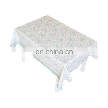 2018 Fancy Flower Pattern Elegant Wedding Waterproof Tablecloth photo-3