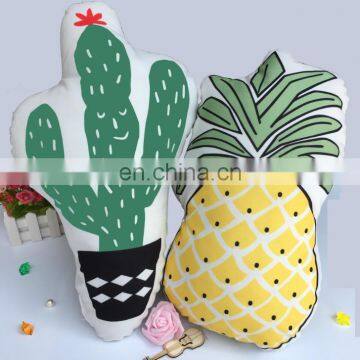 Kids Room Play Toys Plant Pattern Cushion Creative Printed Pillows Comfortable Kids Pillow photo-5