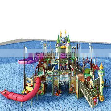 water park equipment fiberglass slide water house swimming poor