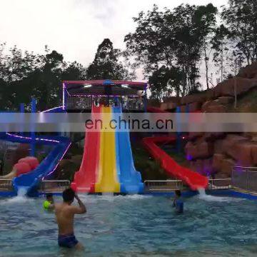 Aqua Park Fiberglass Water Slides for Sale Commercial Equipments