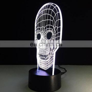 3D Lamp Skull Children's Nightlight Visual Led Night Lights For Halloween photo-6