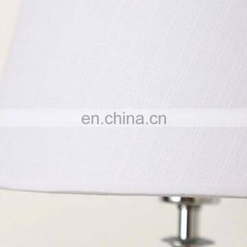 Korean Style Decorative Ornaments Bedroom Bedside Lighting Cylindrical Silver-plated White Metal Reading Lamp photo-4