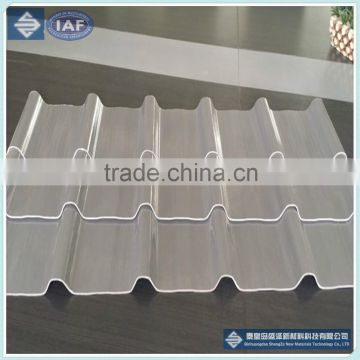 Accurate cross-section size fiberglass skylight/Strong impact resistant and low bending rate FRP roofing